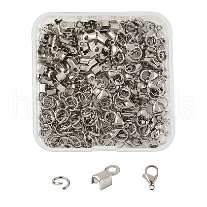 304 Stainless Steel Jewelry Findings Sets STAS-TA0004-07-1