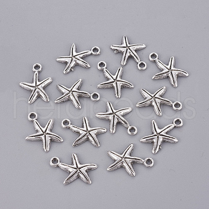 Tibetan Style Alloy Pendants TIBEP-A11478-AS-RS-1