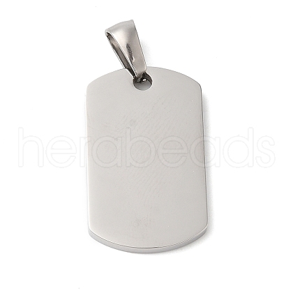 Non-Tarnish 304 Stainless Steel Pendants STAS-Q244-05P-1