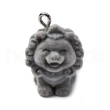 Flocky Animal Resin Pendants FIND-S001-06B-1