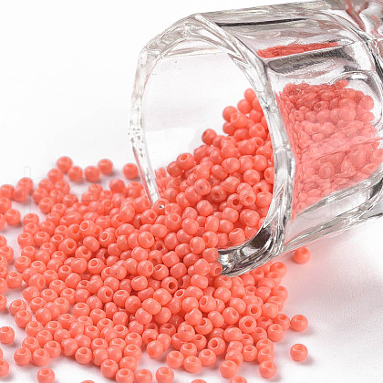 11/0 Grade A Baking Paint Glass Seed Beads X-SEED-N001-A-1005-1