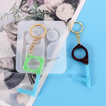 Key Shape DIY Pendant Silicone Molds DIY-F114-14-1