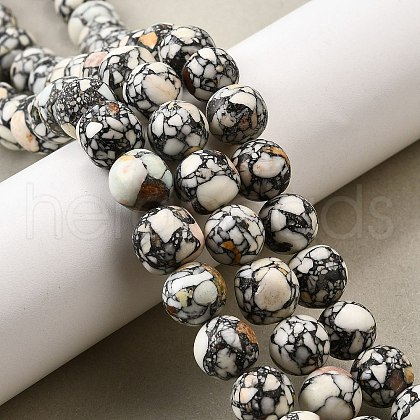 Synthetic Turquoise Beads Strands G-F791-D01-01B-1
