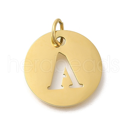 Ion Plating(IP) 304 Stainless Steel Pendants STAS-M074-01G-A-1