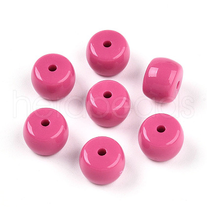 Opaque Acrylic Beads SACR-T017-35G-1