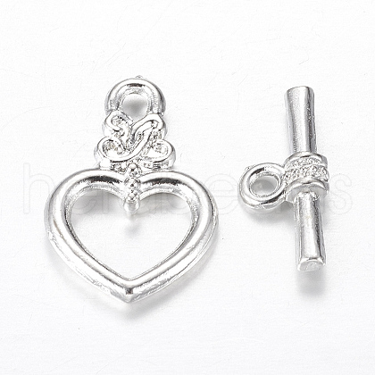 Alloy Toggle Clasps X-EA9137Y-NFS-1