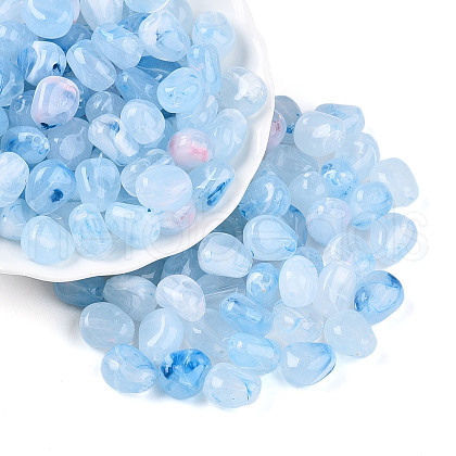 Transparent Acrylic Beads TACR-T028-43C-1