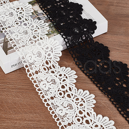   2 Colors Milk Fiber Lace Trim SRIB-PH0001-44-1