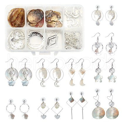 SUNNYCLUE DIY Geometric Style Earring Making Kits DIY-SC0013-21S-1