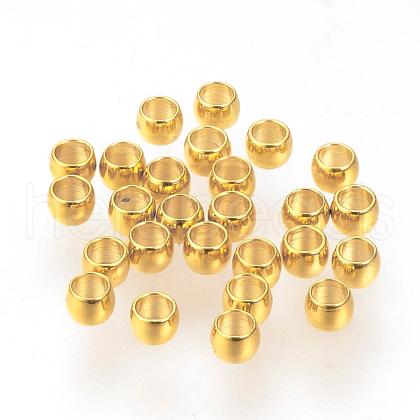 304 Stainless Steel Spacer Beads STAS-R065-30G-1