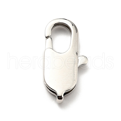 Brass Lobster Claw Clasps KK-G416-14P-1