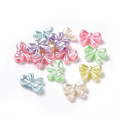 Imitation Pearl Acrylic Beads OACR-E013-19-1