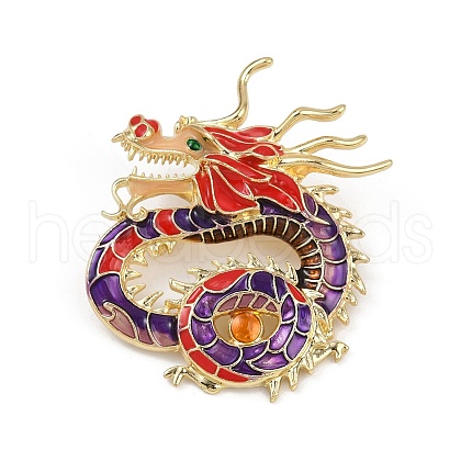 Dragon Enamel Pins JEWB-Q048-01A-G-1