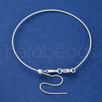 Brass Slider Adjustable Bracelet Making KK-P302-01S-1