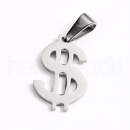 Non-Tarnish 304 Stainless Steel Pendants X-STAS-I127-021P-1
