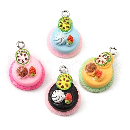 Resin Pendants FIND-U030-04P-1