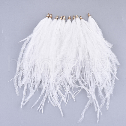 Ostrich Feather Tassel Big Pendant Decorations FIND-S302-08A-1