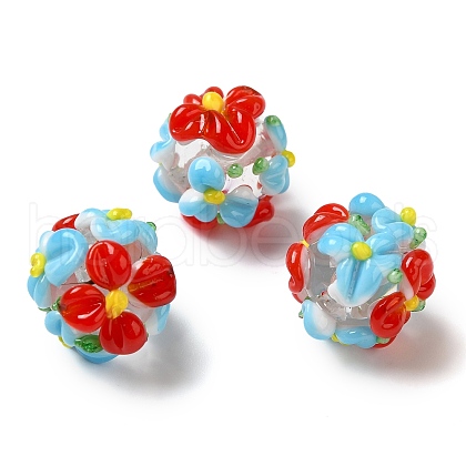 Handmade Lampwork Beads LAMP-B025-03B-14-1