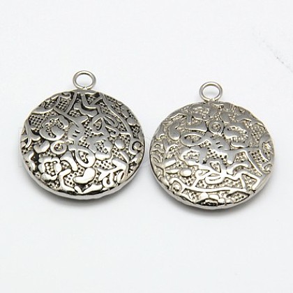 Tarnish Resistant 304 Stainless Steel Pendants STAS-K002-28A-1