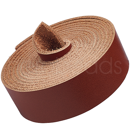 2M Flat AB Grade Cowhide Leather Cord AJEW-WH0479-73D-02-1