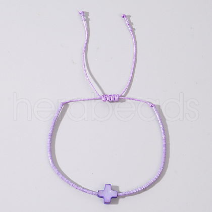 Bohemian Shell Cross Bracelets DE3960-4-1