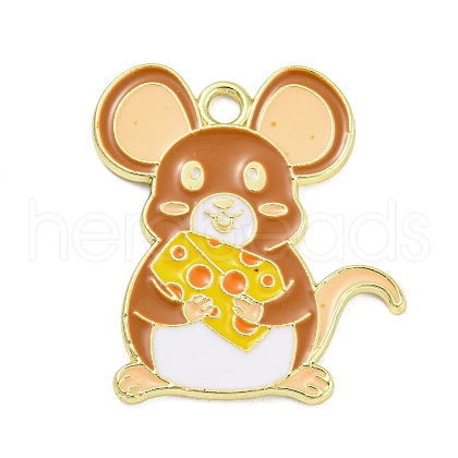 Cartoon Alloy Enamel Pendants ENAM-M217-01D-G-1
