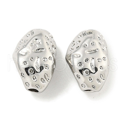 Textured Brass Beads KK-Q820-29P-1