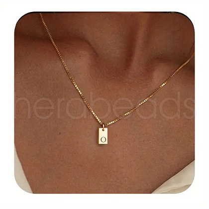 304 Stainless Steel Box Chain Necklaces FS-WG1FEB4-24-1