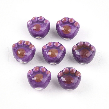 Handmade Porcelain Beads PORC-N009-06B-1
