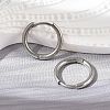Tarnish Resistant 201 Stainless Steel Huggie Hoop Earrings EJEW-L250-01I-P-2