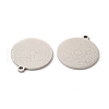 Non-Tarnish 201 Stainless Steel Pendants STAS-K251-006S-2