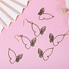 CHGCRAFT 24Pcs Tibetan Style Alloy Pendants FIND-CA0003-25B-5