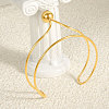 European and American Style 304 Stainless Steel Cuff Bangles for Women VI3097-2-1