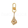 304 Stainless Steel Macrame Chain Pouch Empty Stone Holder Pendant Decoration HJEW-JM02082-1