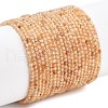 Natural Yellow Quartz Beads Strands G-RM250104-A8-1