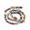 Natural Ocean Jasper Beads Strands G-E483-39C-2