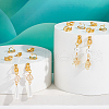   100Pcs Brass Clip-on Earring Findings FIND-PH0002-54B-5