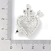 Rack Plating Alloy Enamel Pendants PALLOY-F018-34AS-01-3
