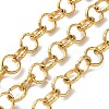 304 Stainless Steel Textured Figaro Chains CHS-S010-03G-1