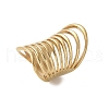 304 Stainless Steel Hollow Multilayer Finger Rings for Women RJEW-Z086-03G-2