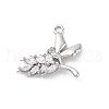 Brass Crystal Rhinestone Pendants KK-E793-05P-1