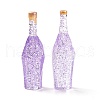 Dummy Bottle Transparent Resin Cabochon RESI-E025-03F-2
