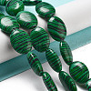 Synthetic Malachite Beads Strands G-P528-M06-01-2