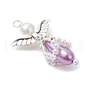 ABS Plastic Imitation Pearl Pendants PALLOY-JF03659-02-4