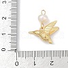 Natural Cultured Freshwater Pearl & Brass Pendants KK-U062-03G-3