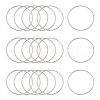 Tarnish Resistant 304 Stainless Steel Linking Ring X-STAS-T047-15C-1