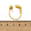 Brass Micro Pave Clear Cubic Zirconia Cuff Rings for Women RJEW-H248-06G-5