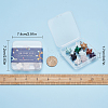 SUNNYCLUE 10Pcs 10 Colors Rose Quartz & Quartz Crystal & Amethyst & Picture Jaspe & Opalite & Turquoise & Blue Goldstone & Goldstone & Howlite & Malachite Gemstone Pendants G-SC0002-01-7