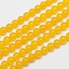 Natural & Dyed Malaysia Jade Bead Strands X-G-A146-6mm-A03-1