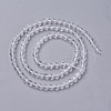 Natural Quartz Crystal Beads Strands G-F596-44-3mm-2